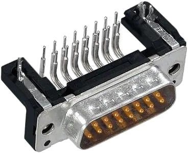Harting Dsub Sv Ma Ssdp Ang73-254 15P Au2 D-Sub 15-Pin M Sort Metallisk Polybutylentereftalat Pbt Stål Termoplast Kobberlegering 10 Mo 1000 V
