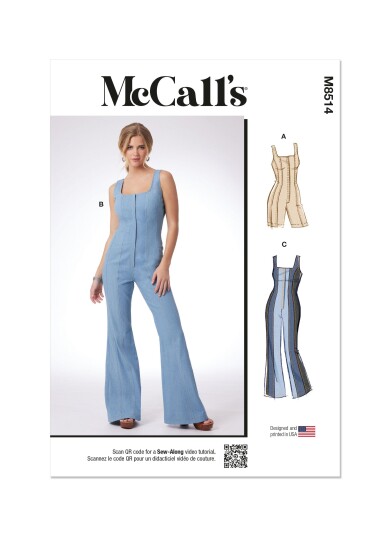 McCall's 8514 - Jumpsuit AA 10-12-14-16-18