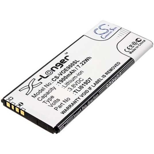 TCL 5033A batteri (1900 mAh 3.8 V, Sort)