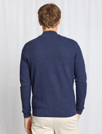 Bruun & Stengade Bs Waldis Regular Fit Knitwear - Navy - M