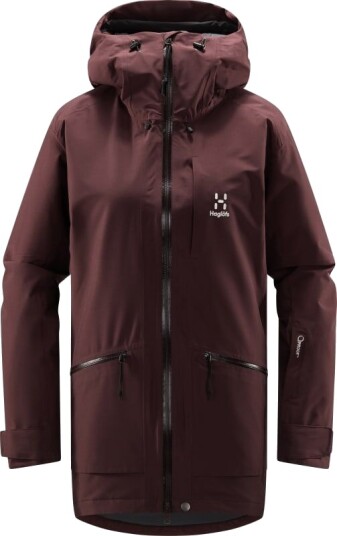Haglöfs Lumi Insulated Parka Women XS, Burgundy Brown Haglöfs Lumi Insulated Parka Women XS, Burgundy Brown