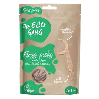 The Eco Gang Floss Picks Normal 50stk The Eco Gang Floss Picks Normal 50stk
