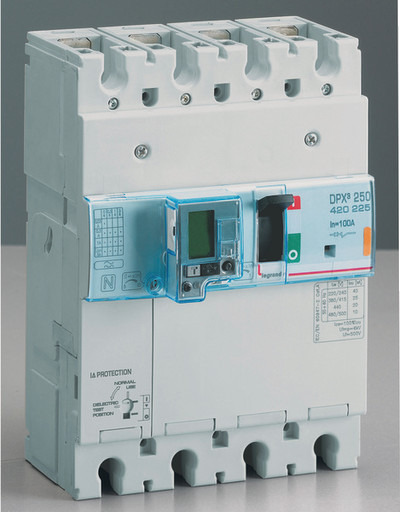 Legrand DPX3 250 Termisk Sikring + Jordfeil 4P 100A 25kA