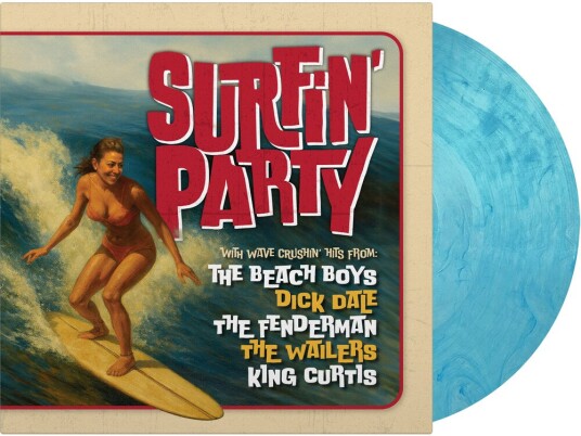 Surfin Party Various Clear Blue Vinyl