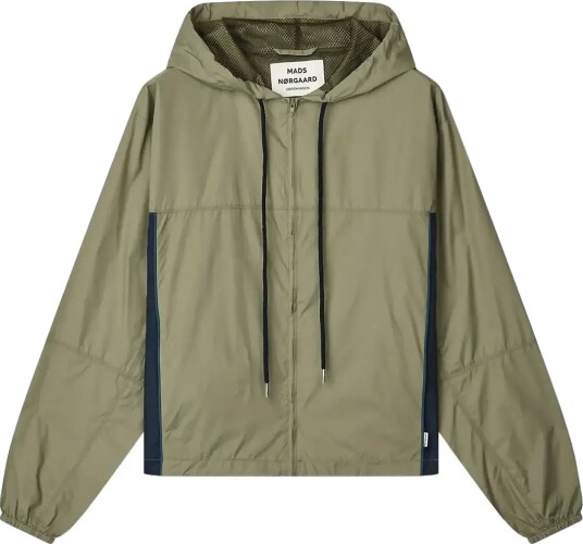 Mads Nørgaard Ripstop Nylon Kala Jacket Khaki green M Mads Nørgaard Ripstop Nylon Kala Jacket Khaki green M
