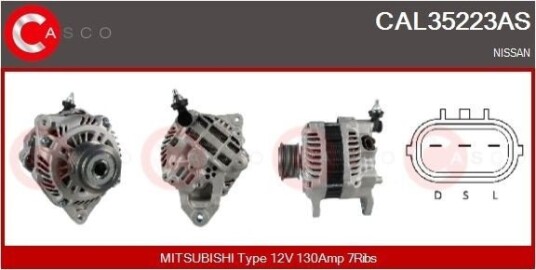 Dynamo CASCO CAL35223AS