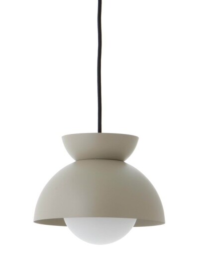 Frandsen BUTTERFLY PENDANT 29x21 CM - TAN GREY MATT