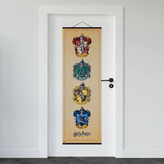 Harry Potter Plakat House Crests 53 x 158 cm