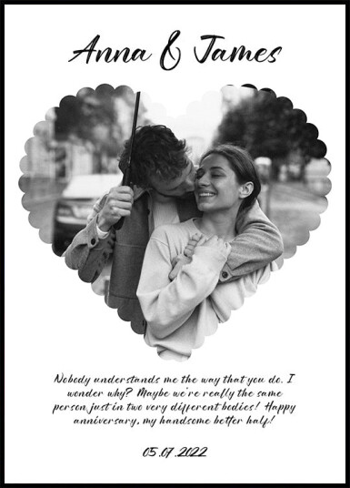 Our Anniversary Personal Plakat Plakat / 30x40cm Our Anniversary Personal Plakat Plakat / 30x40cm