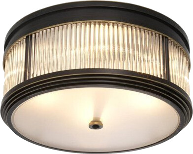 Rousseau taklampa brons