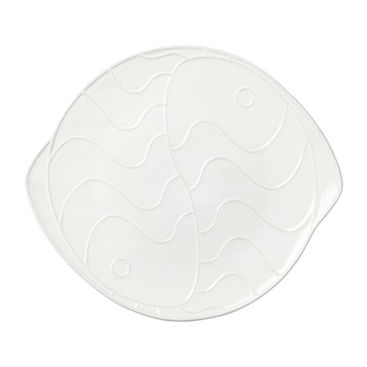 Broste Copenhagen Pesce fat 30 x 34,6 cm Transparent white Broste Copenhagen Pesce fat 30 x 34,6 cm Transparent white