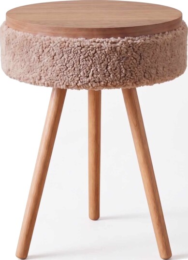 Sidebord Hanah Home Parkway Mini (Ø33 x H55 cm) Beige - Beige