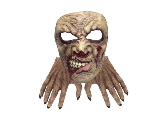 Partychimp Zombie Maske Og Hænder