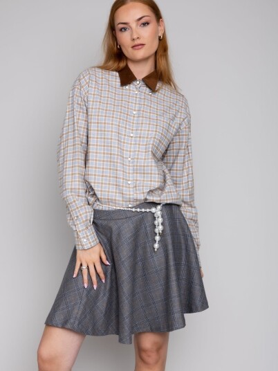 Rebeloup Romy Skirt Grå 40 Rebeloup Romy Skirt Grå 40