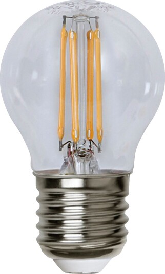 Star TradingLyspære LED Filament Klar 4,2W Dimbar E27TransparentLyspærer & glødepærer