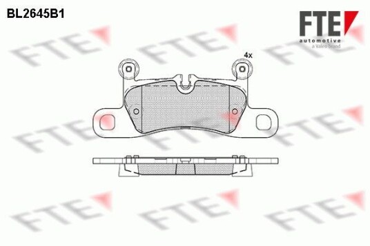 Bremseklosser FTE 9011065 Bremseklosser FTE 9011065