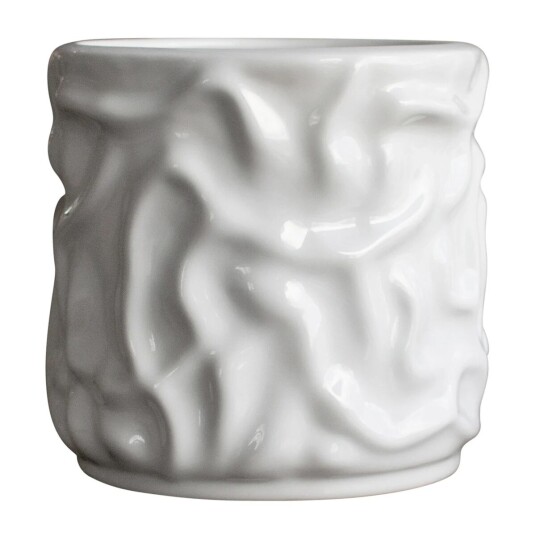 DBKD Swoon krukke Ø 15 cm Shiny white DBKD Swoon krukke Ø 15 cm Shiny white