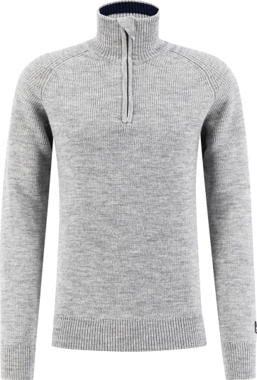 Ulvang Eio half Zip Ms , ullgenser herre L GREY MELANGE