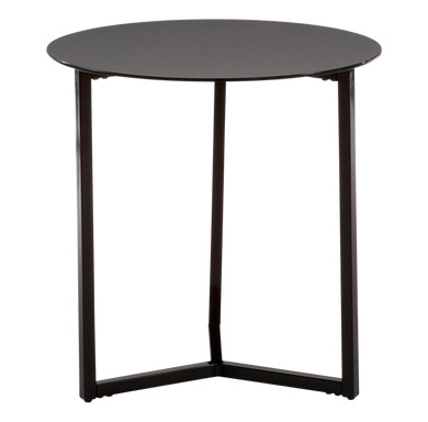 Kave Home Sidebord MARAE svart/svart glass 1529704-01-0