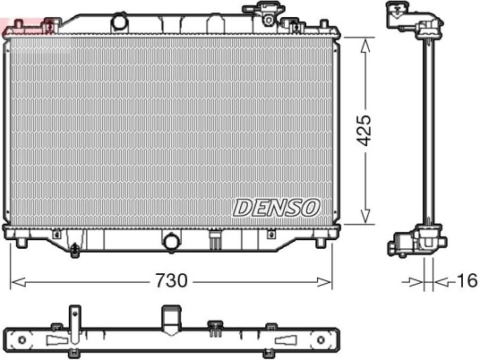 Radiator DENSO DRM44039