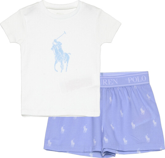 Ralph Lauren Kids S5-Sleepwear Short Set Blue 116/122