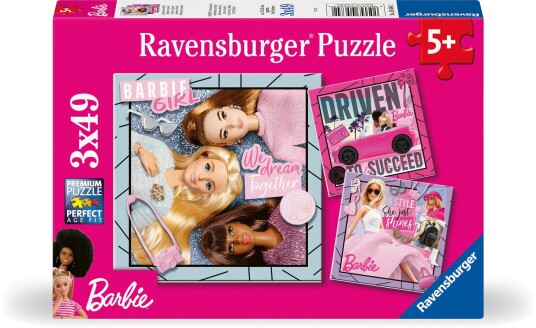 Ravensburger Barbie 3x49p Gulv Ravensburger Barbie 3x49p Gulv