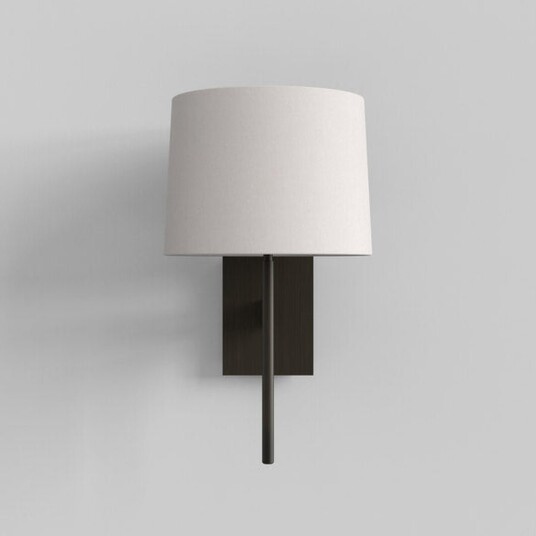 Astro Lighting San Marino Solo vegglampe rund Bronsefarget/Hvit skjerm