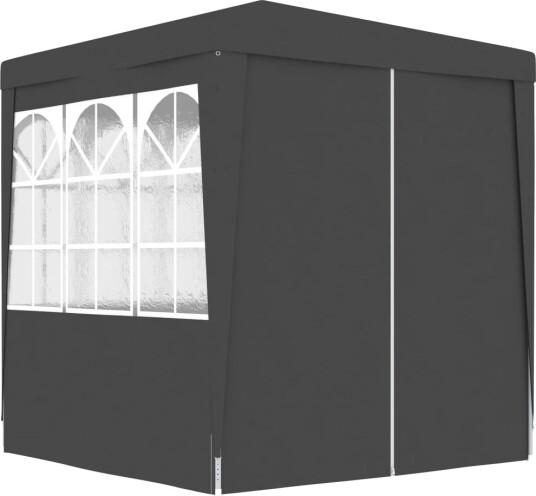 vidaXL Profesjonelt festtelt med sidevegger 2x2 m antrasitt 90 g/m² vidaXL Profesjonelt festtelt med sidevegger 2x2 m antrasitt 90 g/m²