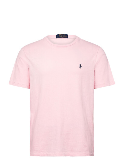 Polo Ralph Lauren Standard Fit Cotton-Linen T-Shirt - Pink - XS