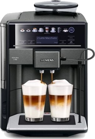 Siemens EQ.6 Plus S700 Helautomatisk Espressomaskin Grå TE657319RW Siemens EQ.6 Plus S700 Helautomatisk Espressomaskin Grå TE657319RW