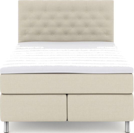 Select No 3 Kontinentalseng 160x200 Fast/Medium Beige/Metallben