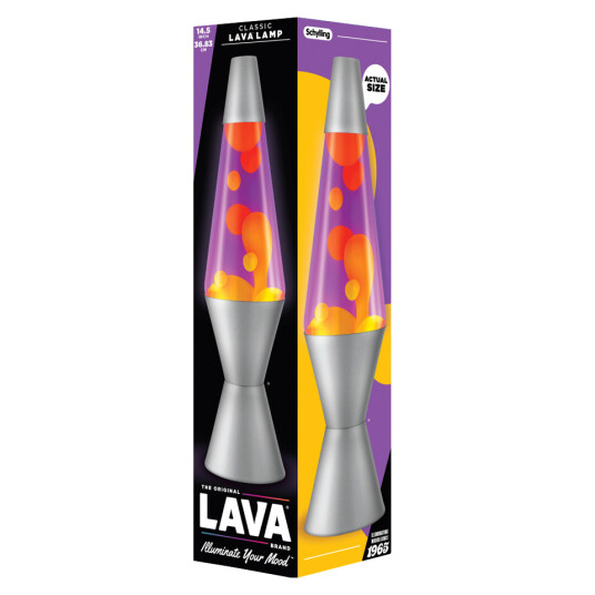 Lava?? Classic Lavalampe 37 cm Oransje/Lilla