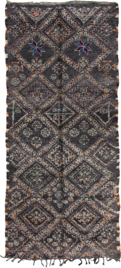 Kelim teppe Marokkansk Azilal Special Edition 430 x 190 cm Størrelse: 430 x 190 cm