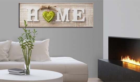 Tavle Home: Green 120X40 Artgeist sp. z o. o.
