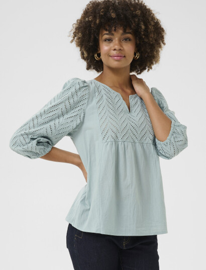 Culture Cutoril Blouse - Green - S Culture Cutoril Blouse - Green - S