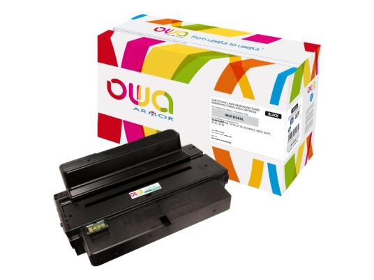 Owa - Svart - Kompatibel - Gjenfabrikert - Tonerpatron Alternativ For: Samsung Mlt-D205l - For Samsung Ml-3310 3312 3710 3712 Scx-4833 4835 5637 5639 5737 5739
