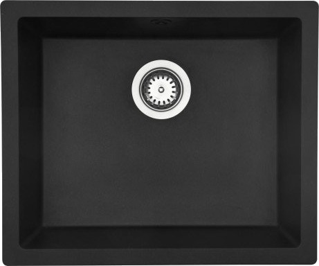 Lavabo Jupiter 600 UN kjøkkenvask 55x46cm, sort Lavabo Jupiter 600 UN kjøkkenvask 55x46cm, sort
