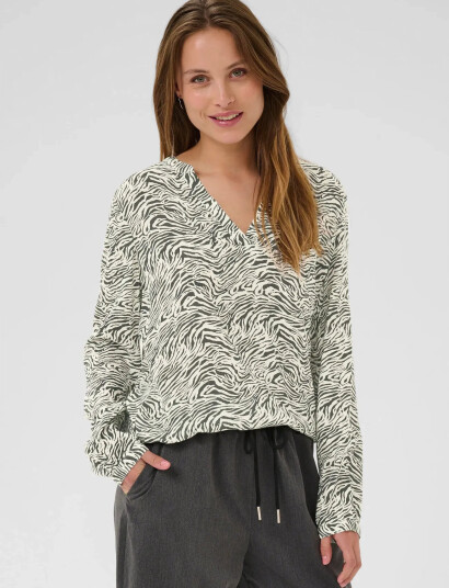 Kaffe Kaditte Blouse - Beige - 38 Kaffe Kaditte Blouse - Beige - 38