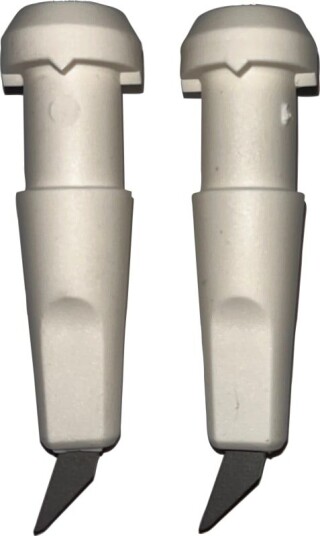 Swenor Widia Pole Tip Rollerskis 9.5 mm, White Swenor Widia Pole Tip Rollerskis 9.5 mm, White