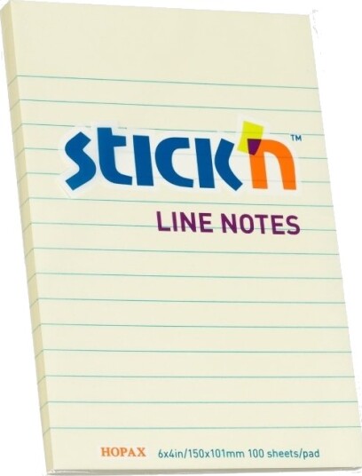 Notesblok Fsc 152X101 100 Ark Linjeret Pastelgul Notesblok Fsc 152X101 100 Ark Linjeret Pastelgul