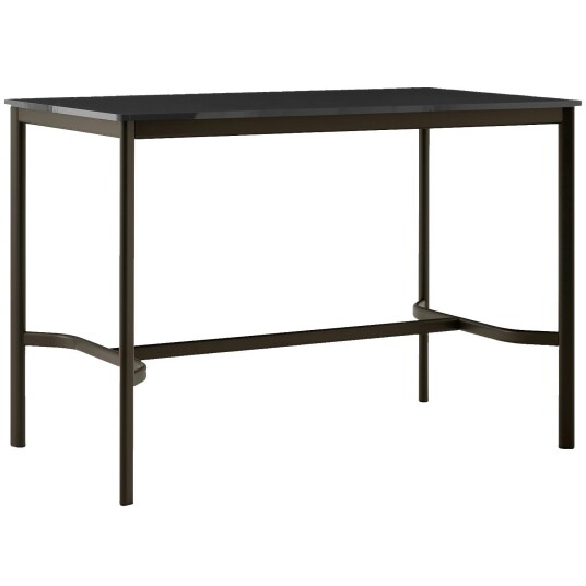 &Tradition Drip HW112 Bardisk 80x140x95 cm Svart Laminat / Bronsefarget