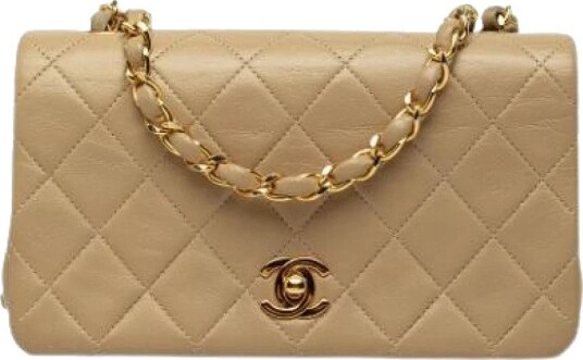 Chanel Vintage Dame Pre owned Beige ONE SIZE,