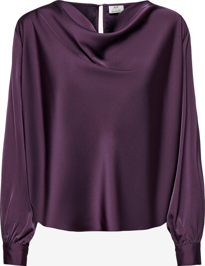 JDY Bluse Jdyrocky L/S Waterfall Top Wvn Rød