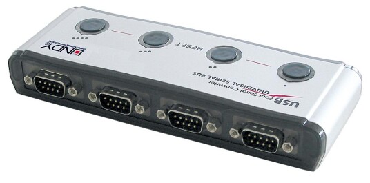 LINDY USB to 4 t Serial Converter USB B Female Factory Sealed