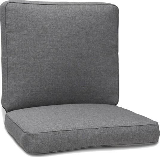 Hillerstorp Texas pute lav Grå melange Polyester Grå