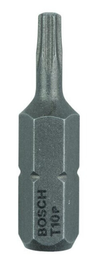 Bosch T10 25mm Skrutrekkerbits - 3 stk Ekstra Hard Torx