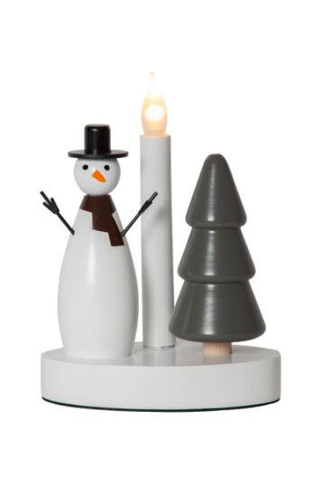 Star Trading Lysestake Christmas Joy Snømann 1740747-01-0 Star Trading Lysestake Christmas Joy Snømann 1740747-01-0