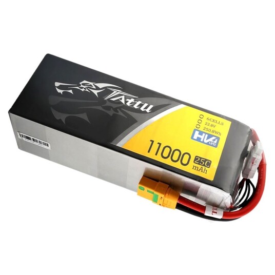 Gens 6s 11000mAh - 25C - Gens Ace Tattu XT90-S HV