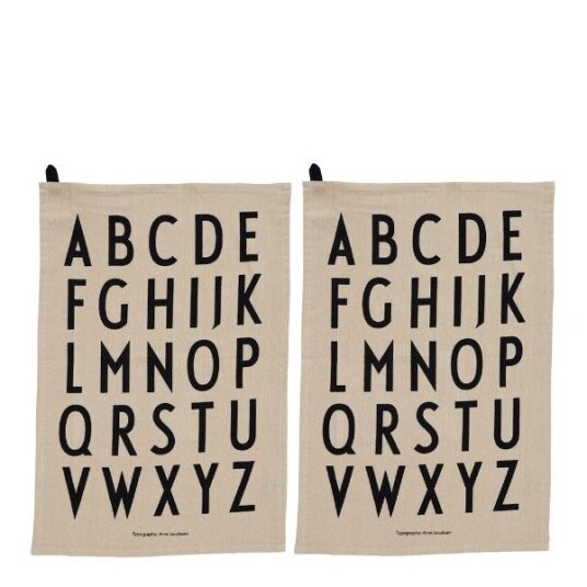 Design Letters Favourite kjøkkenhåndkle beige