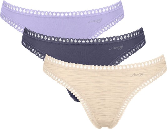 sloggi Sloggi Go Crush String C3P LILAC LIGHT COMBINATION XL